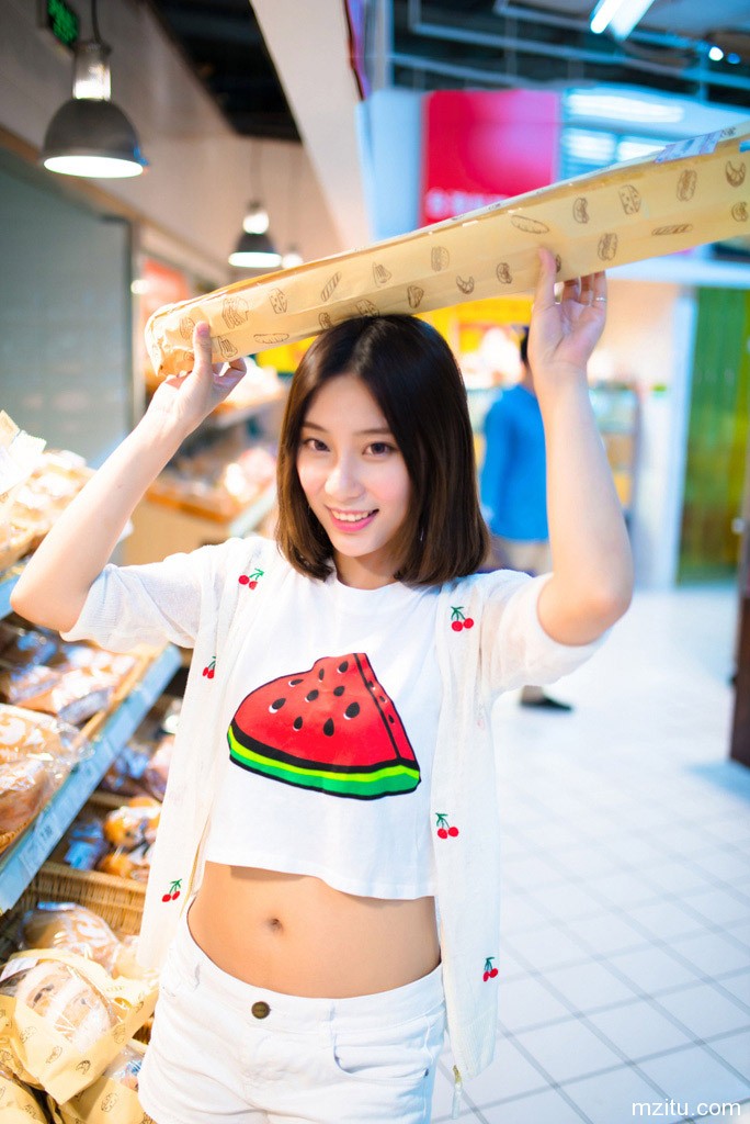 和漂亮MM逛超市