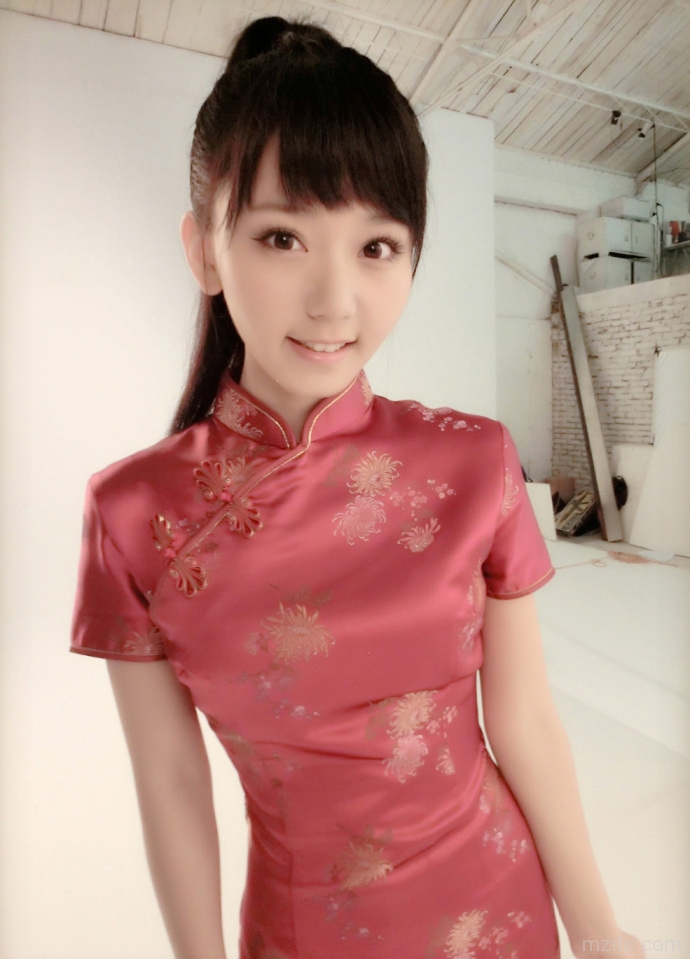 可爱清新的少女