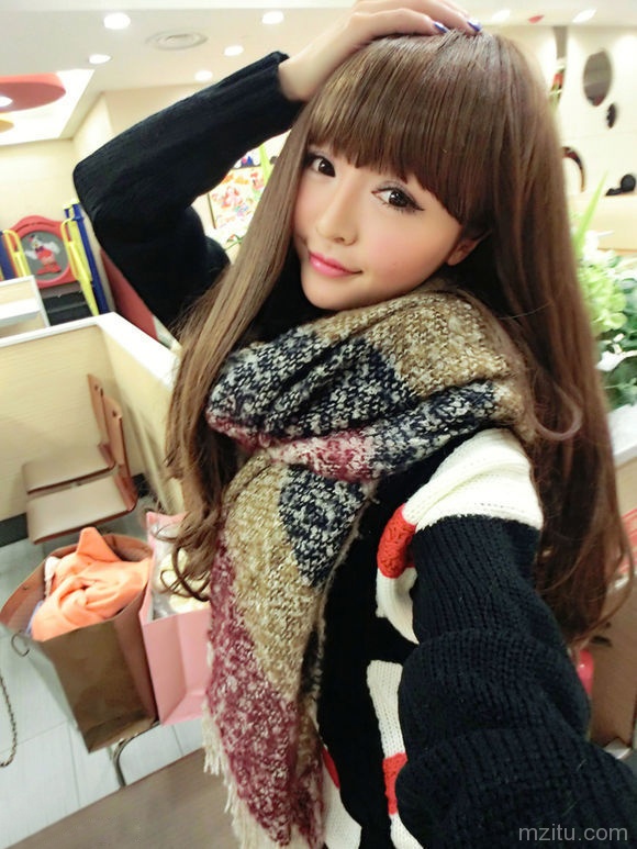 清新妹子自然的美丽