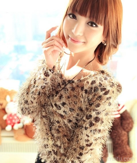 90萌妹子豹纹恋