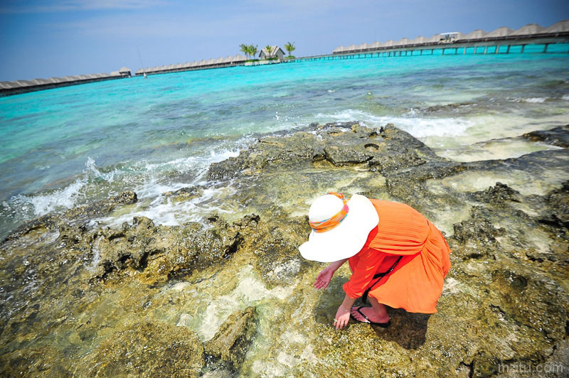 美女碧海蓝天,幽幽（YOYO）小姐的马尔代夫之旅