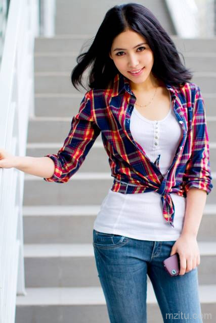 最美空姐治愈系美女Nally私房照