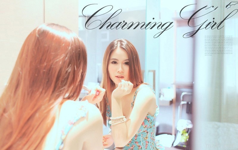 纯情模特君君性感内衣