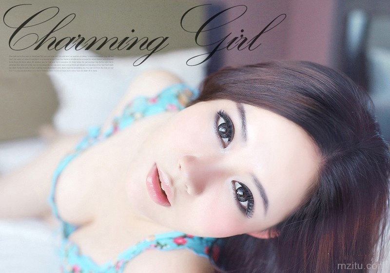 纯情模特君君性感内衣