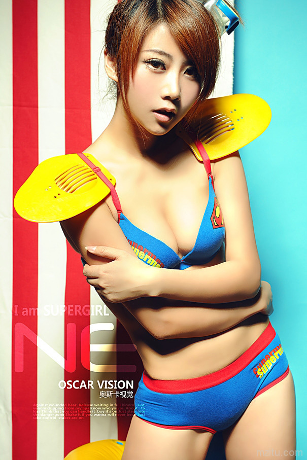 史上最美女超人，夏小薇超人MM，SuperGirl写真