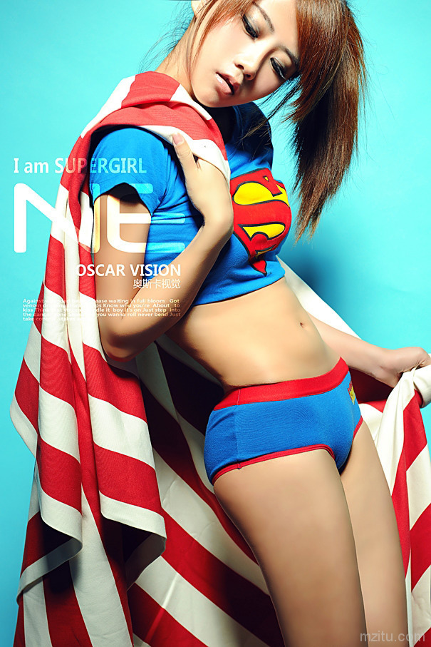 史上最美女超人，夏小薇超人MM，SuperGirl写真