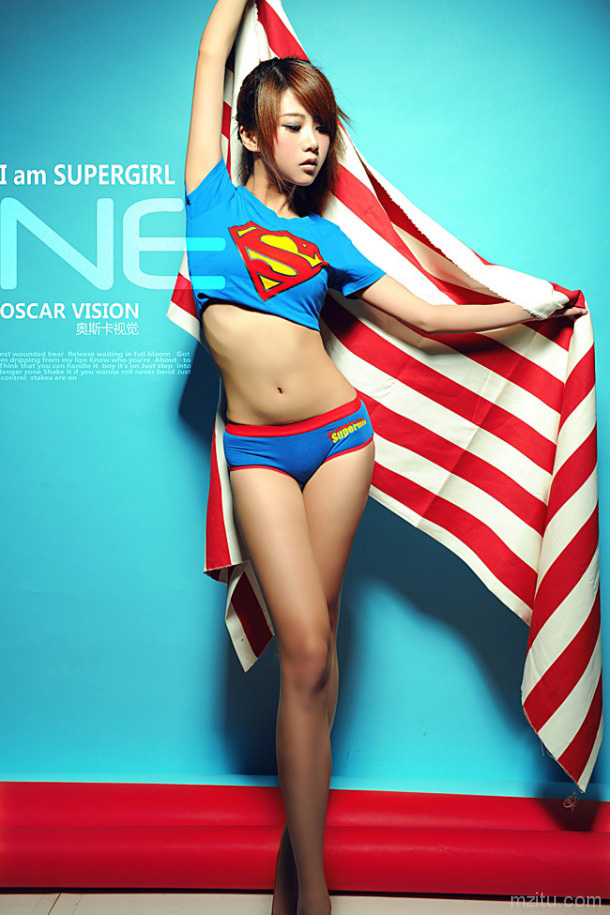 史上最美女超人，夏小薇超人MM，SuperGirl写真