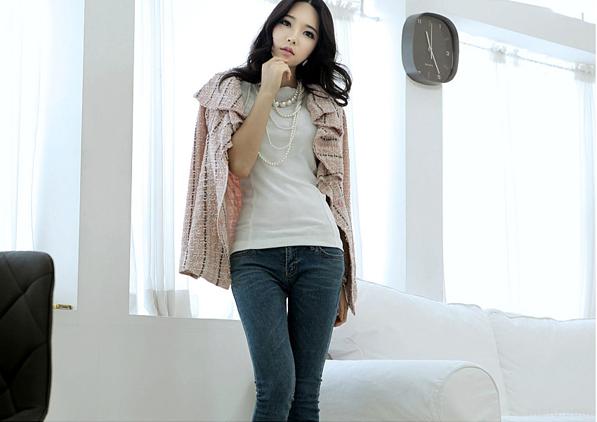 干净清澈的韩国美女